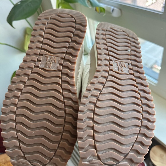 Kickoff trainer sneakers size: W8.5 in neutral colorblock leather - Picture 8 of 13